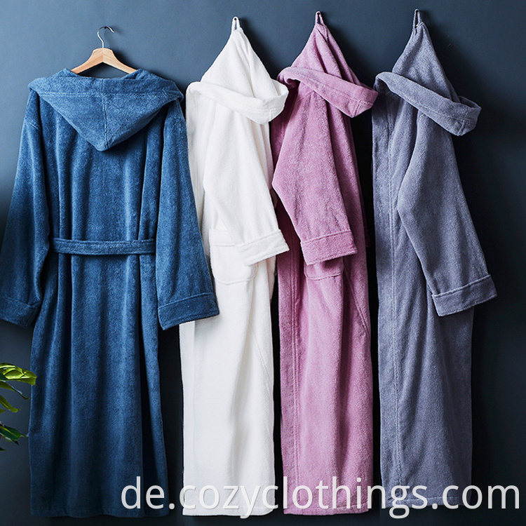 Black Cotton Bath robe